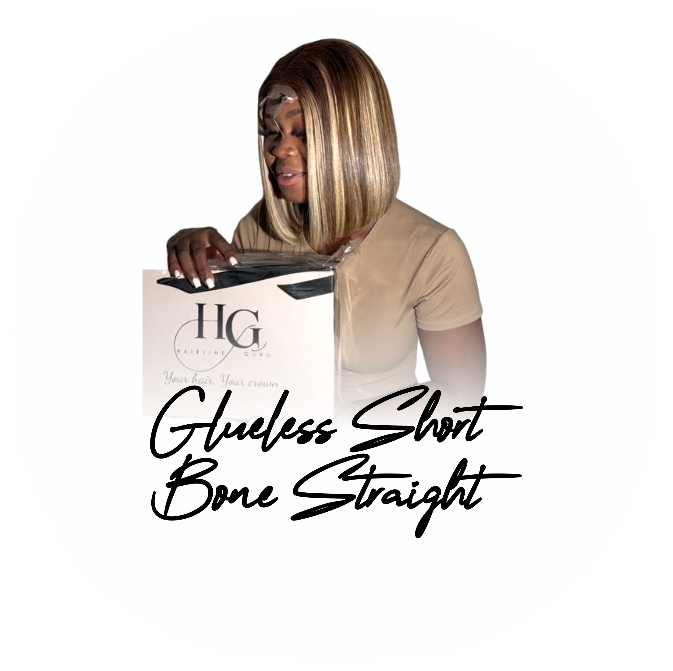 Glueless short bone straight