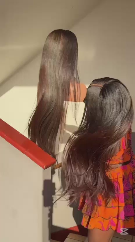 30” 2 tone (ombré ) colored bone straight